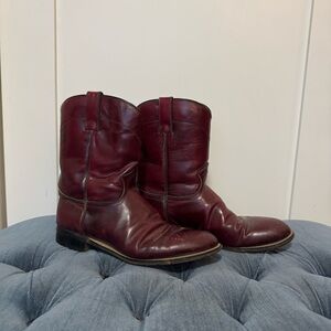 Mezquite Mexican Burgundy Boots